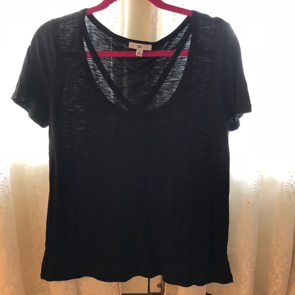 BP Black Split T-shirt - Picture 1 of 3